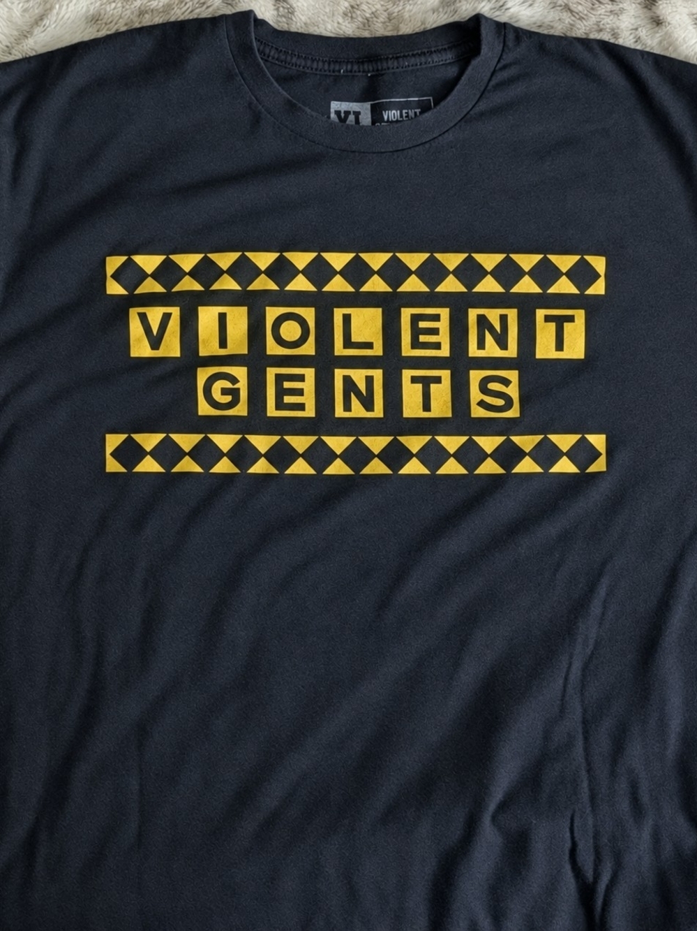 Violent Gentlemen Hockey Club Graphic Tee Black & Yellow